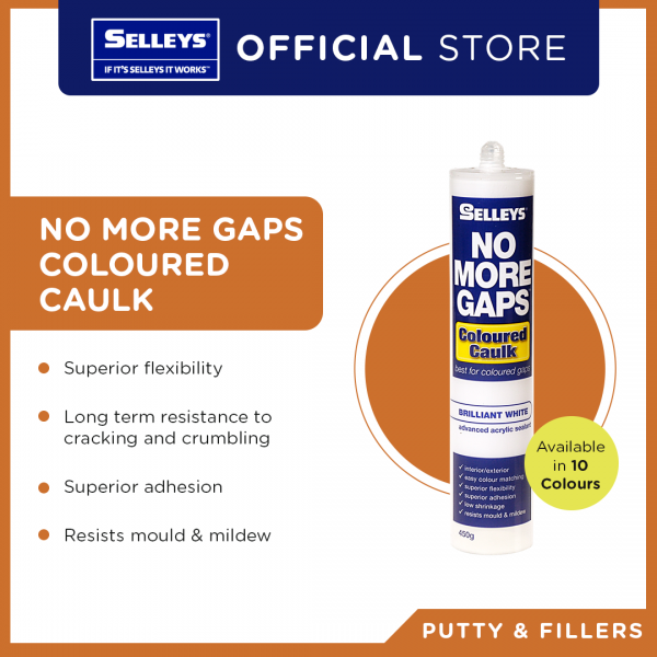Buy No More Gaps Coloured Caulk at Selleys Singapore
