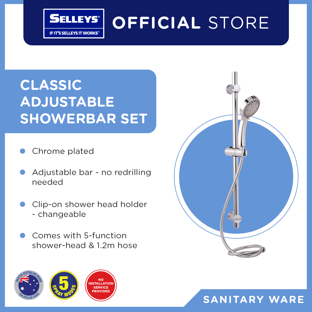 Buy Shower Bar Online Selleys Singapore Variable Lengths