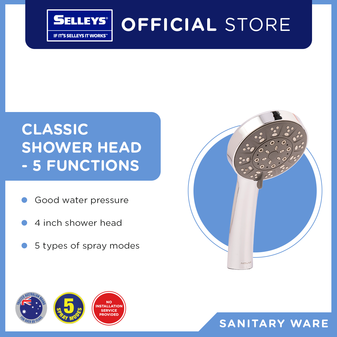 Buy Shower Heads and Hose Sets Online at Selleys Singapore