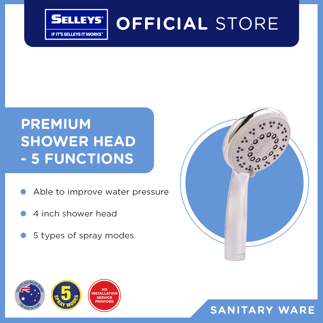 Buy Shower Heads and Hose Sets Online at Selleys Singapore
