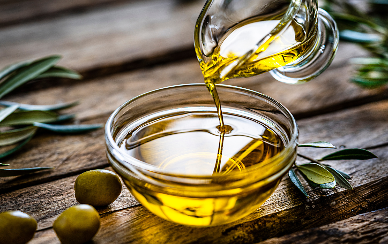 Bowl of cooking oil
