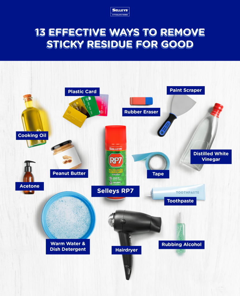 How To Remove Sticky Residue Effective Methods Faqs