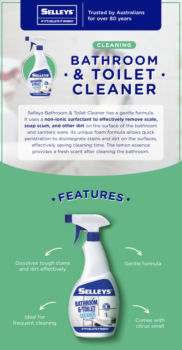 Buy Bathroom & Toilet Cleaner Online at Selleys Singapore