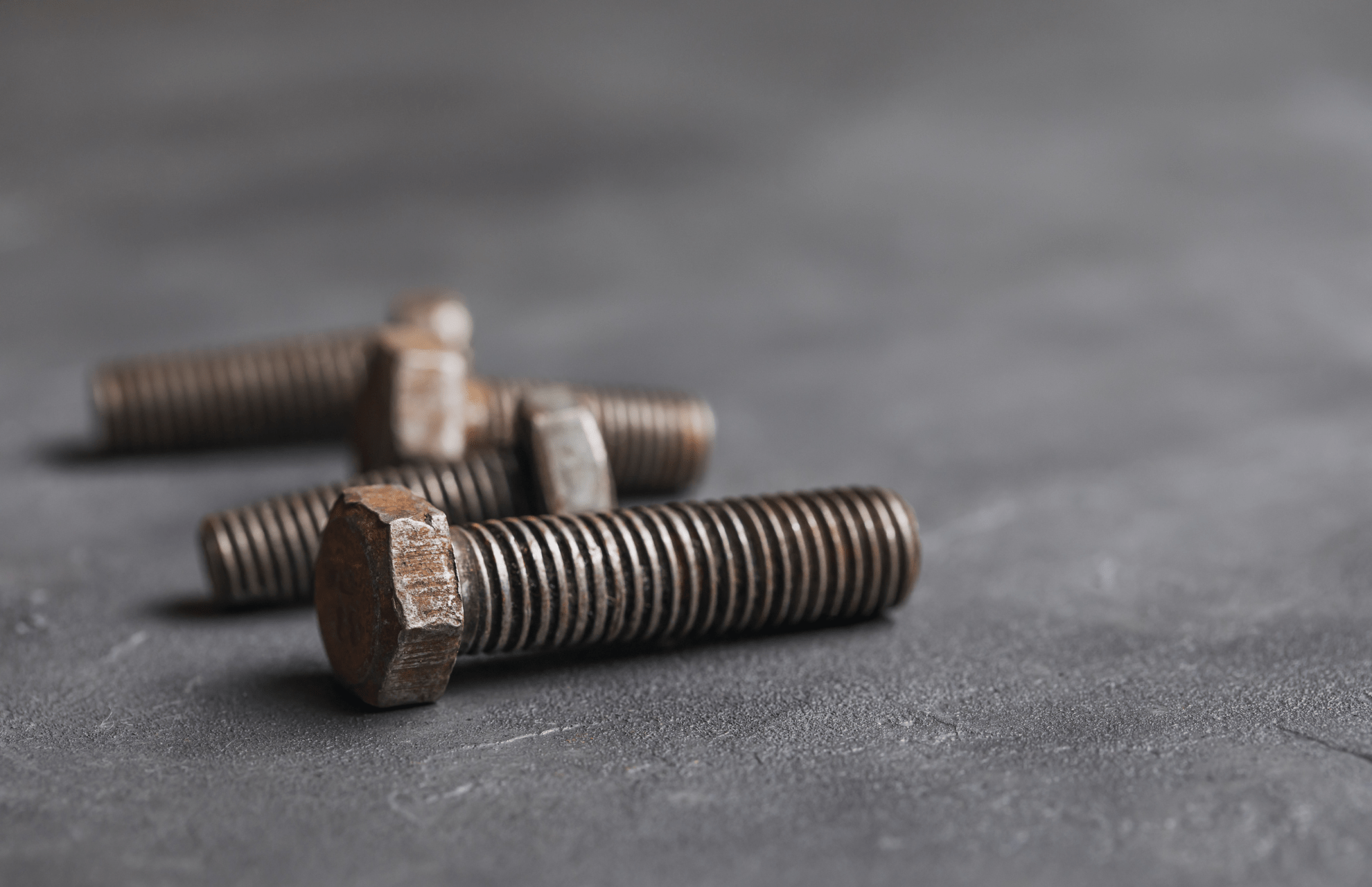 Rusty screws and bolts