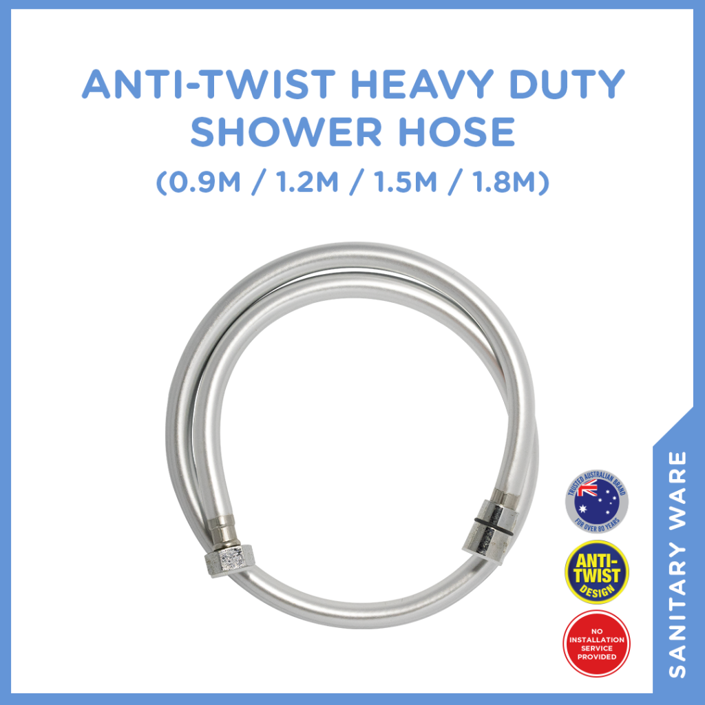 Antitwist Heavy Duty Shower Hose Selleys