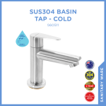 SUS304 Basin Tap - Cold (S60511)