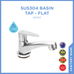 SUS304 Basin Tap - Flat (S6002)