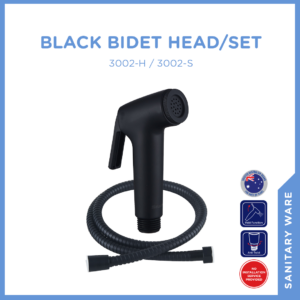 Black Bidet Head/Set