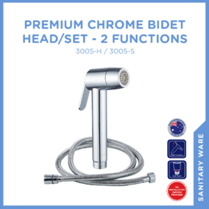Premium Chrome Bidet Set - 2 Function