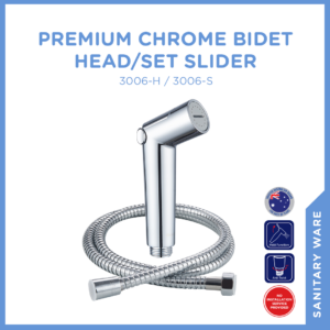 Premium Chrome Bidet Head/Set Slider